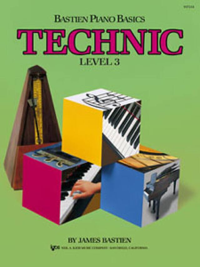 Bastien Piano Basics Technic Level 3 - James Bastien
