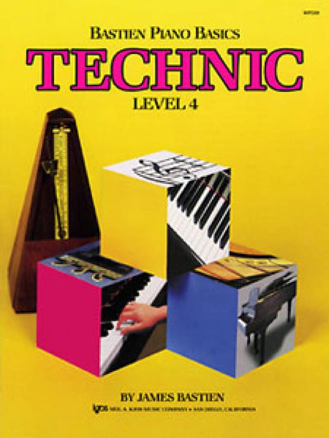Bastien Piano Basics Technic Level 4 - James Bastien