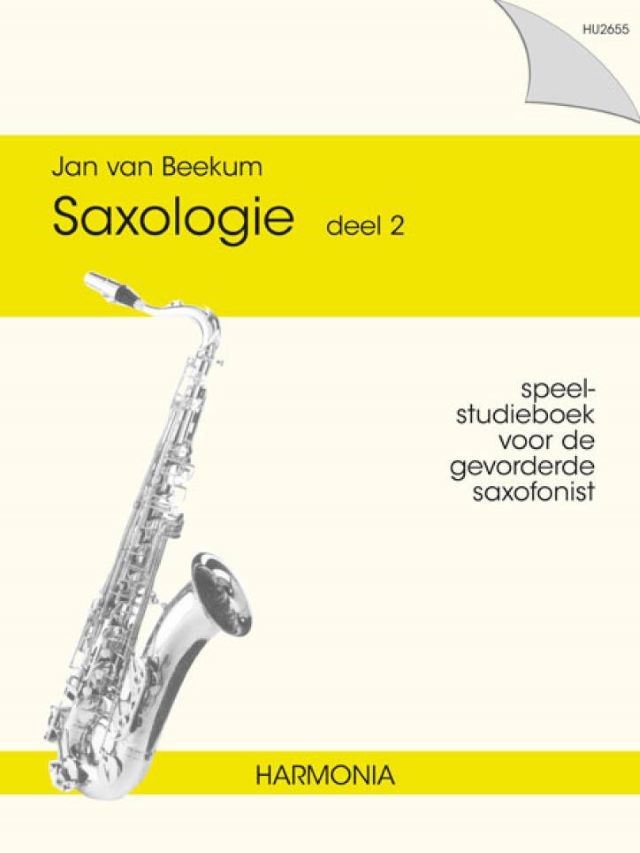 Saxologie deel 2 - Jan Van Beekum - saxofoon