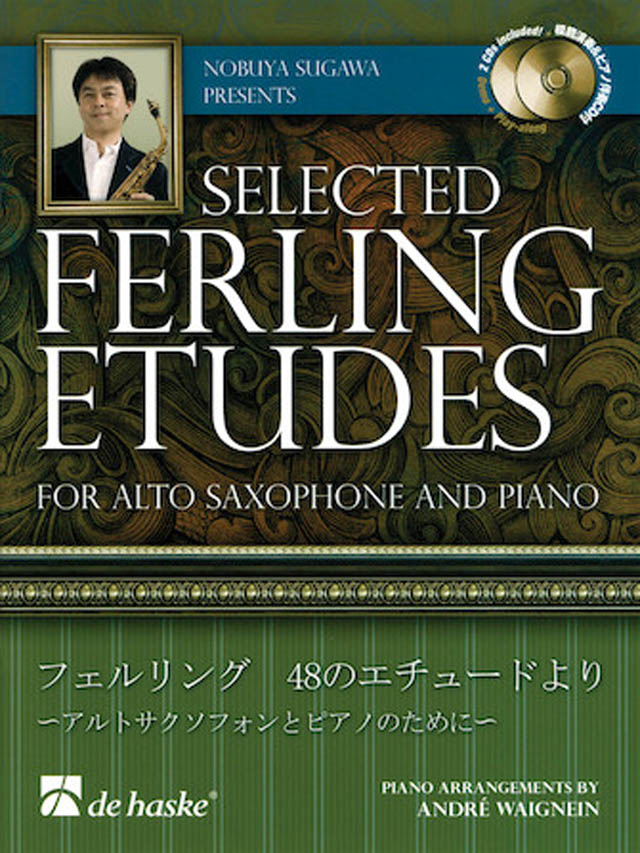 Selected Ferling études - André Waignein - complete uitgave voor altsaxofoon en piano