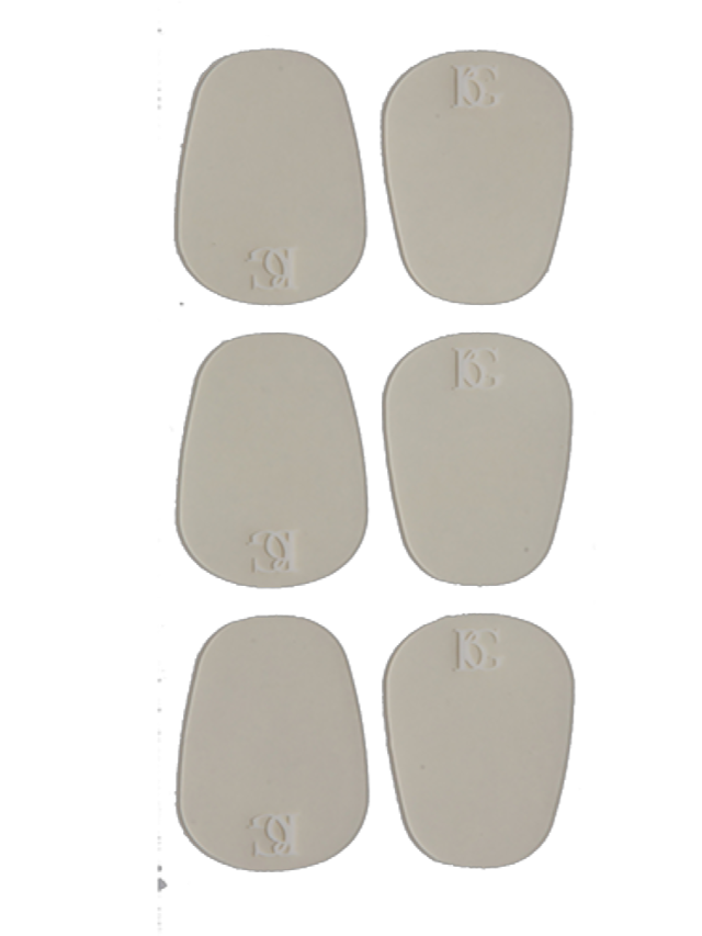 Mondstukplakkers A12 -0,9mm transparant (S)