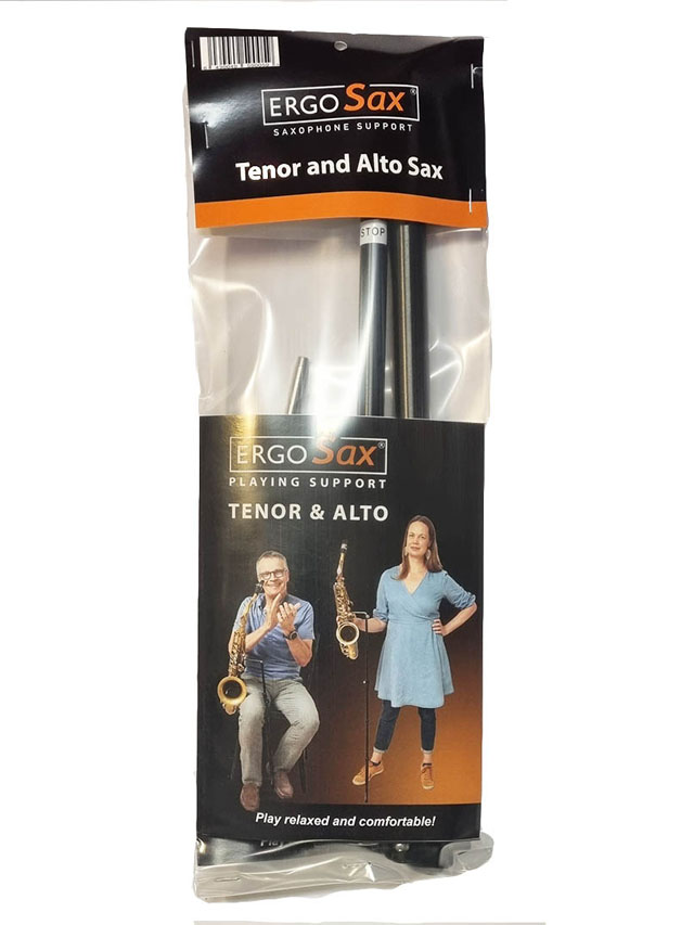 ERGOsax Saxophone Support System voor alt- en tenorsaxofoon - nieuw model