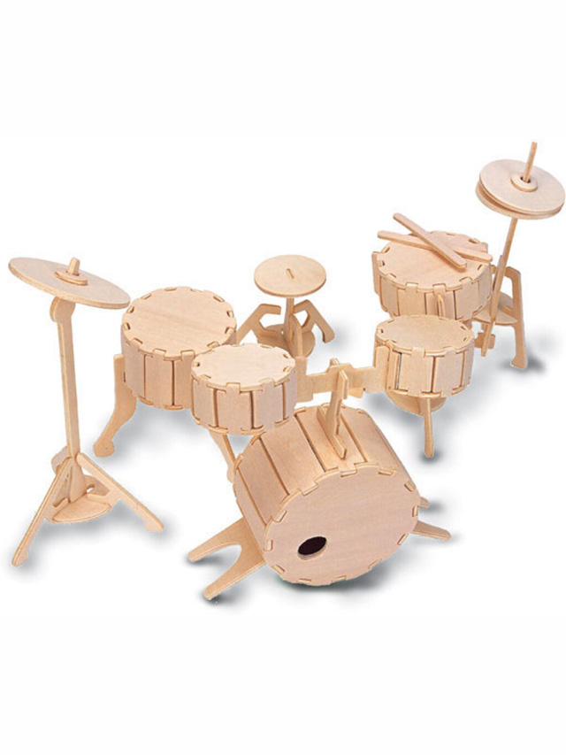 Quay Woodcraft Construction Kit - drumstel
