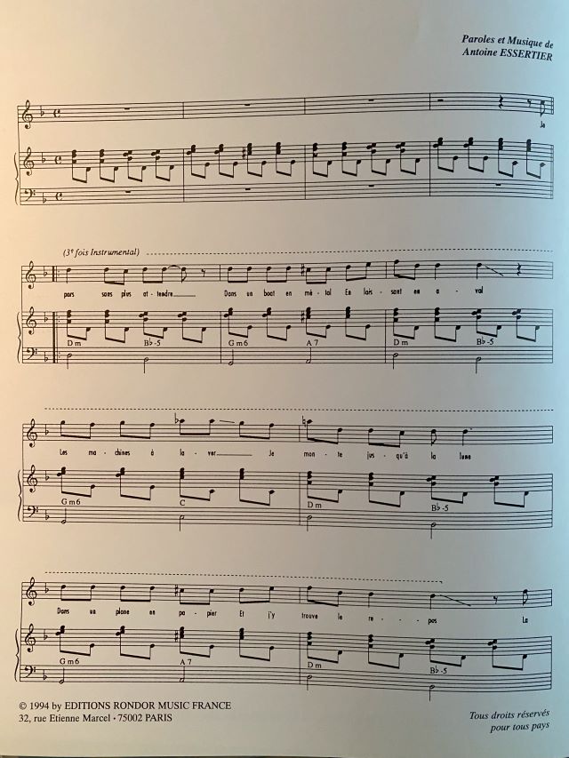 Pop Song - Valllée/ Antoine Essertier
