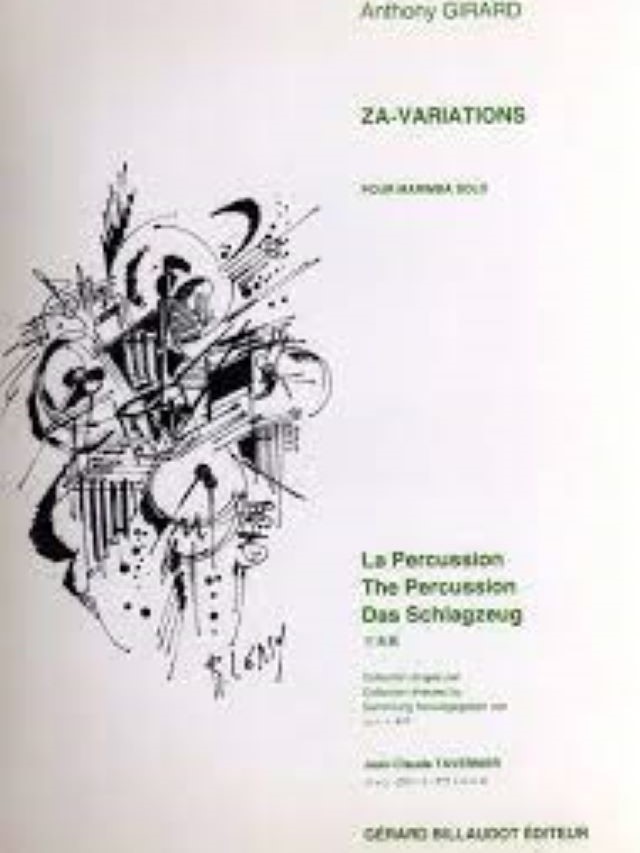 Za-variations for Marimba Solo - Anthony Girard