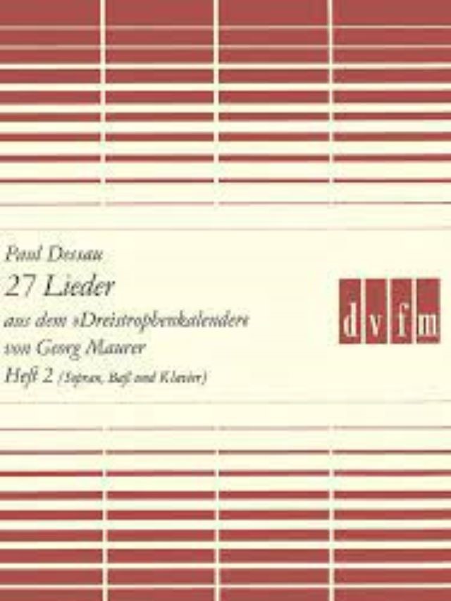 27 Lieder Heft 2 - Paul Dessau
