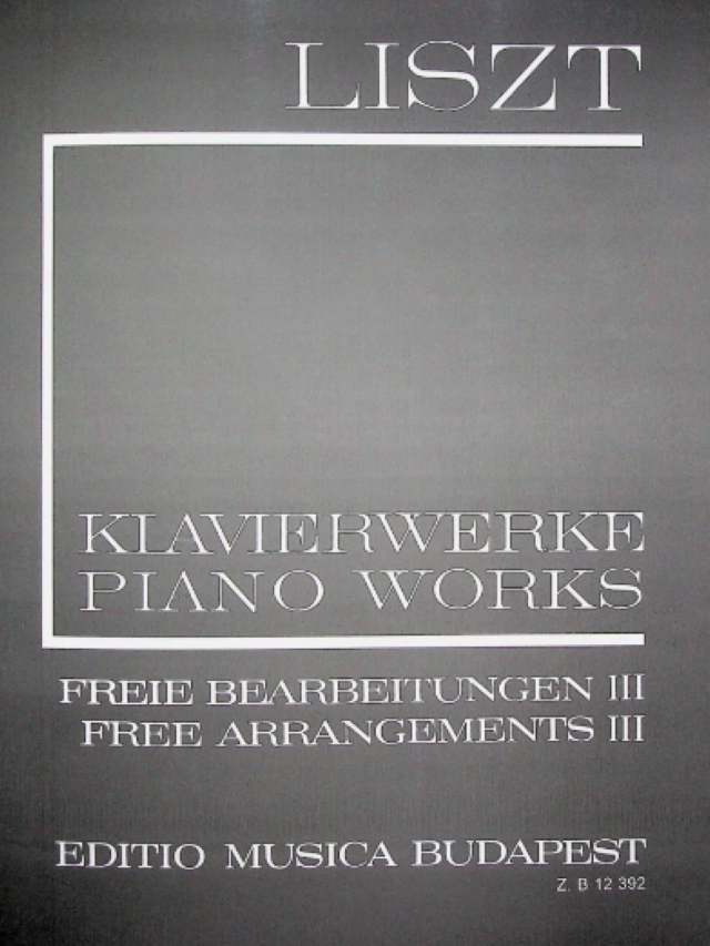 Free Arrangements Volume 3 - Franz Liszt