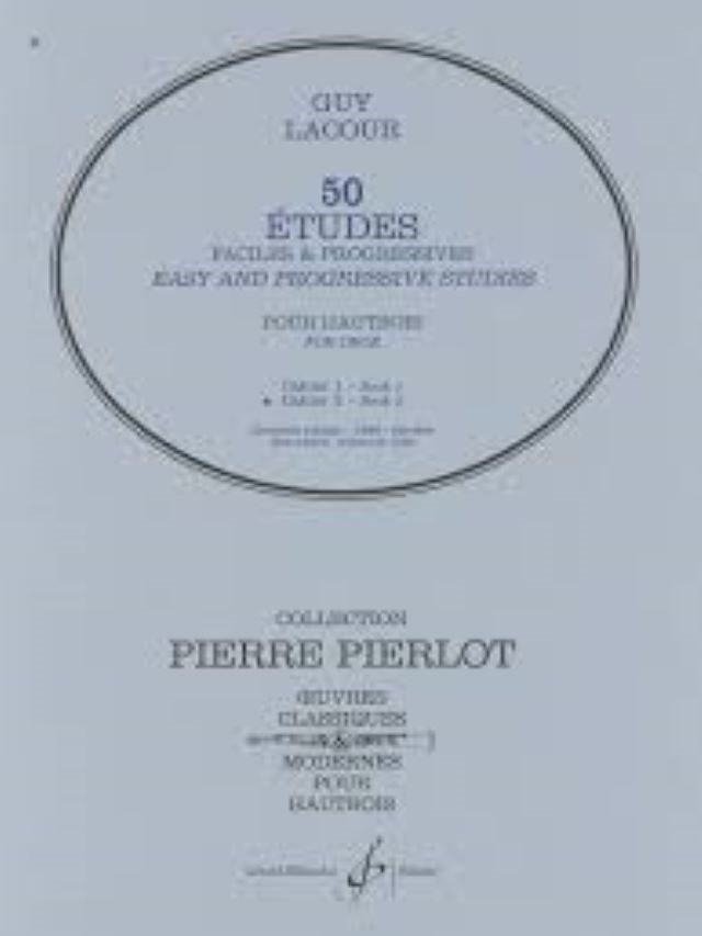 50 Etudes Faciles et Progressives Pour Hautbois Cahier 2 - Guy Lacour