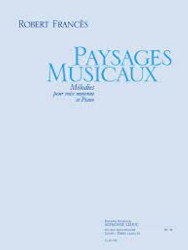 Paysages Musicaux - Robert Francès
