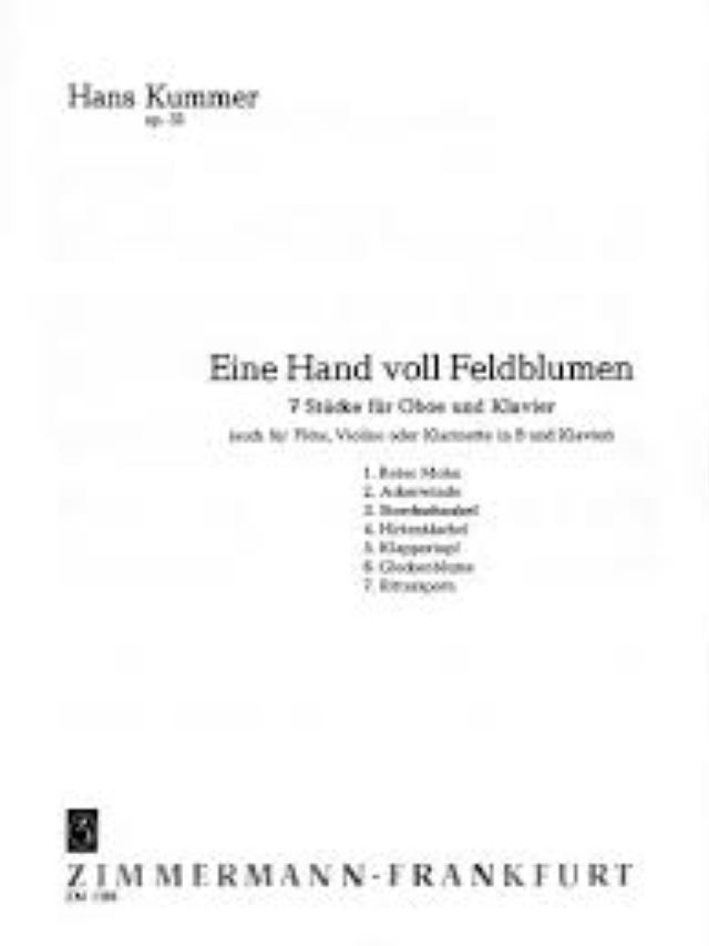 Eine Handvoll Feldblumen Op. 33 - Hans Kummer