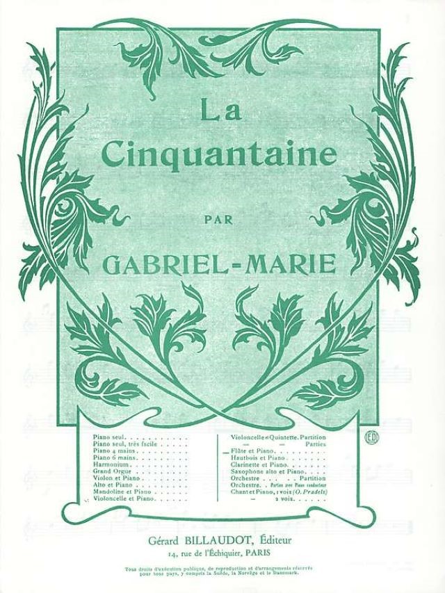 La Cinquantaine - Gabriel -Marie - Dias