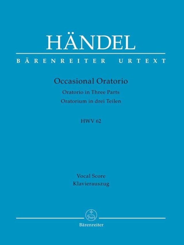 Occasional Oratorio HWV 62 - Georg Friedrich Händel - Merlin Channon