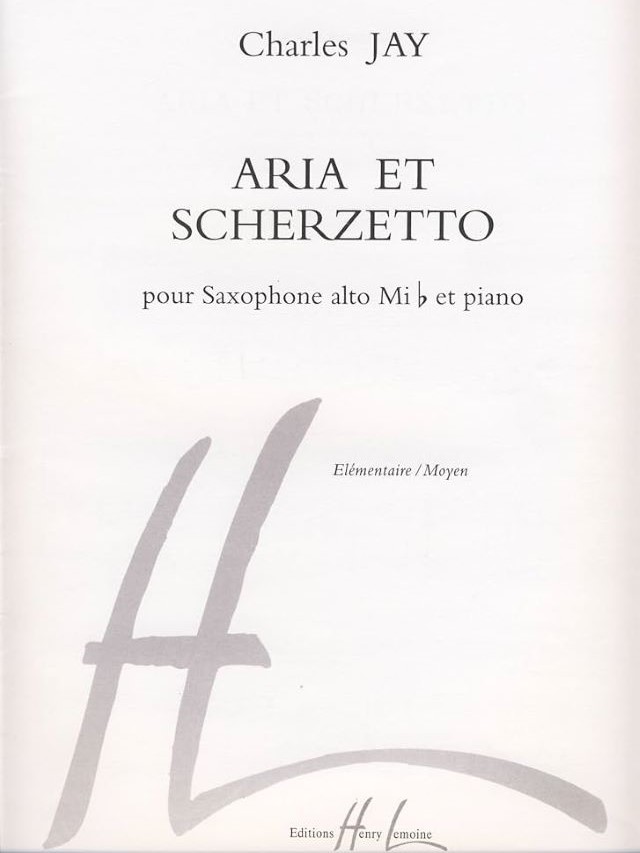Aria et Scherzetto - Charles Jay