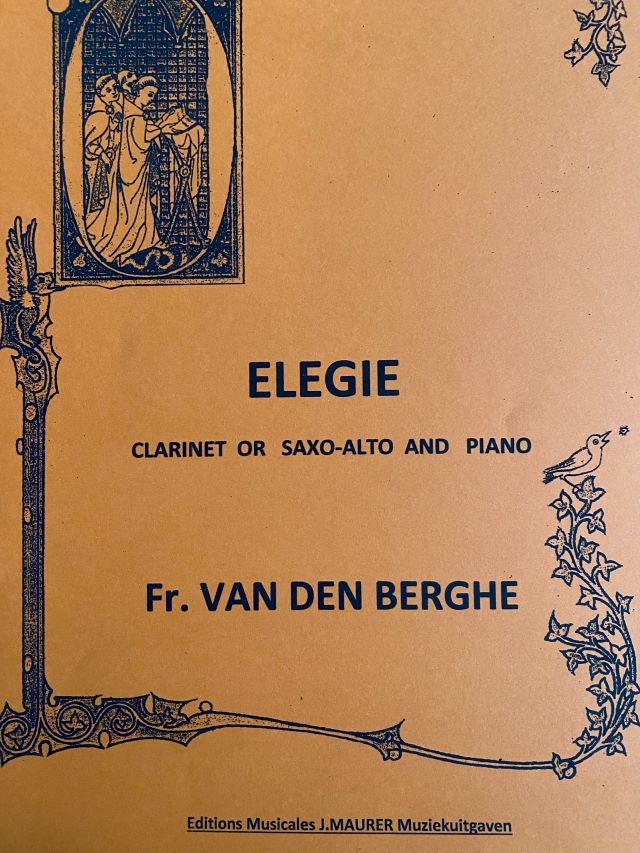 Elegy - Alto Saxophone - F. Van Den Berghe