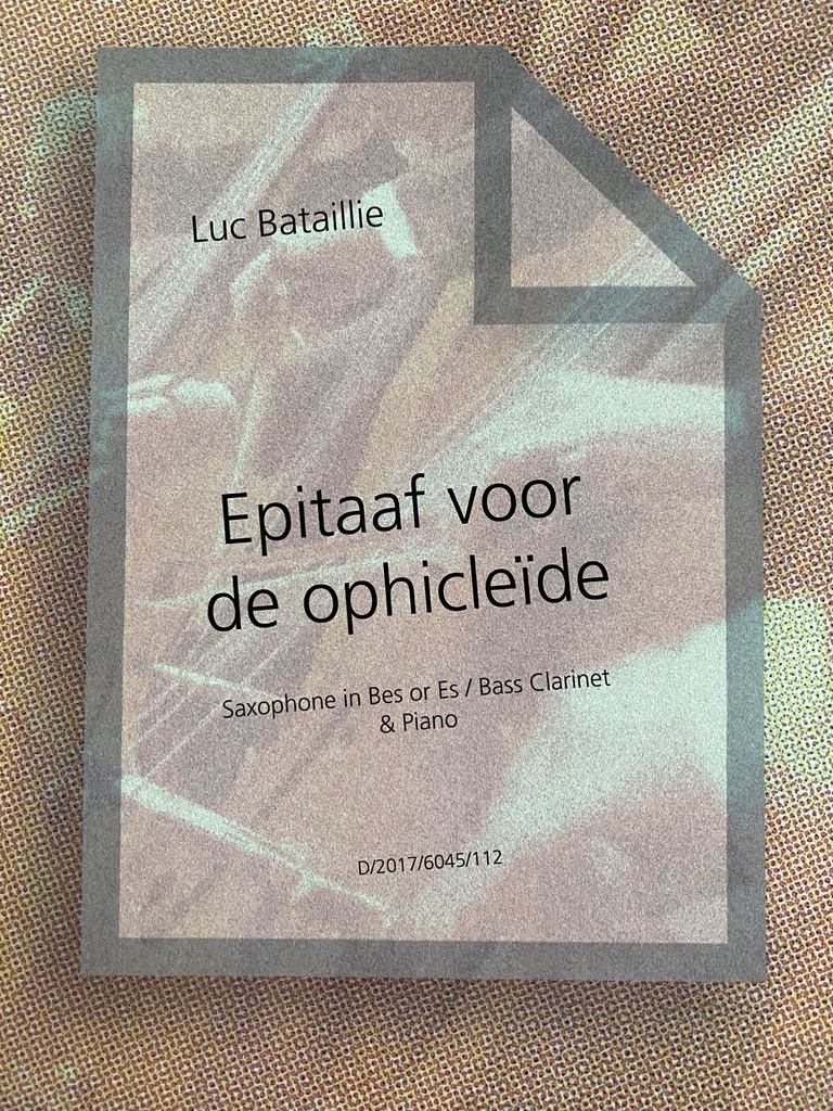 Epitaaf voor de Ophicleïde - Luc Bataillie
