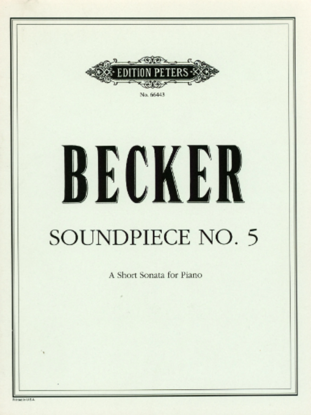 Soundpiece No 5 - John Becker - Don Gillespie