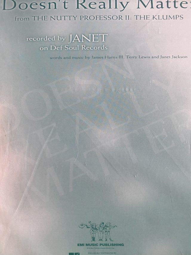 Doesn't Really Matter - Janet Jackson