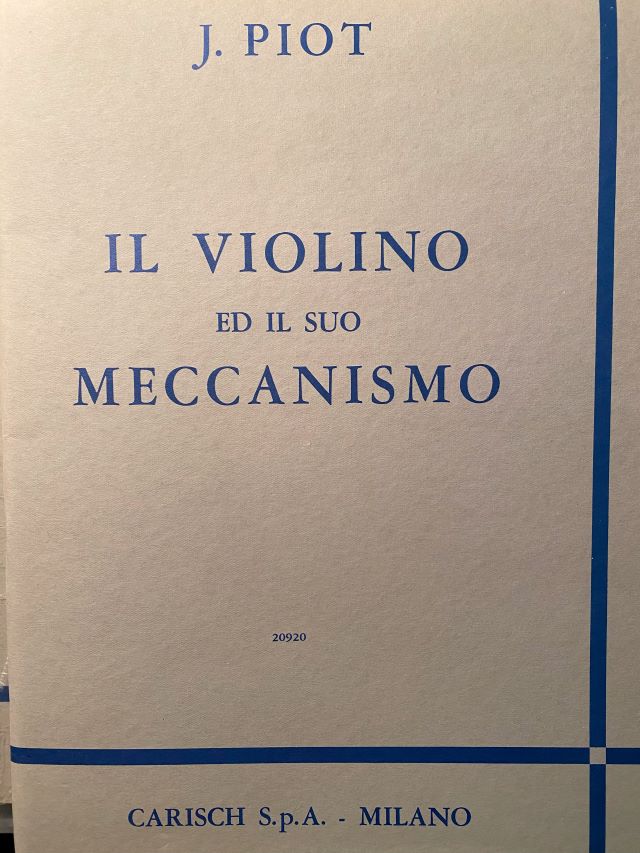 Il Violino E Il Suo Meccanismo - Part 1 - Julien Piot