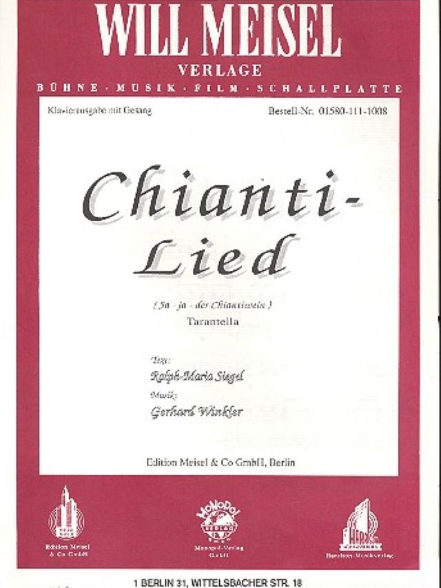 Chianti Lied - Winkler