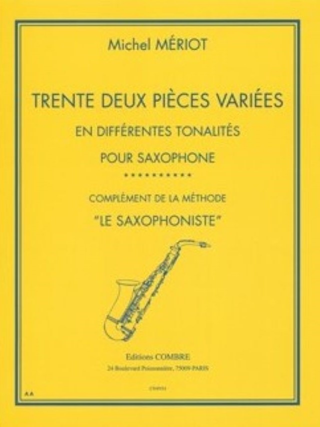 Trente Deux (32) Pièces Variées en Différentes Tonalités - Michel Mériot
