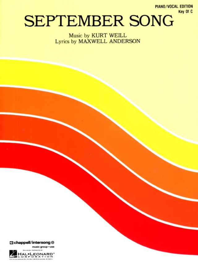 September Song - Kurt Weill
