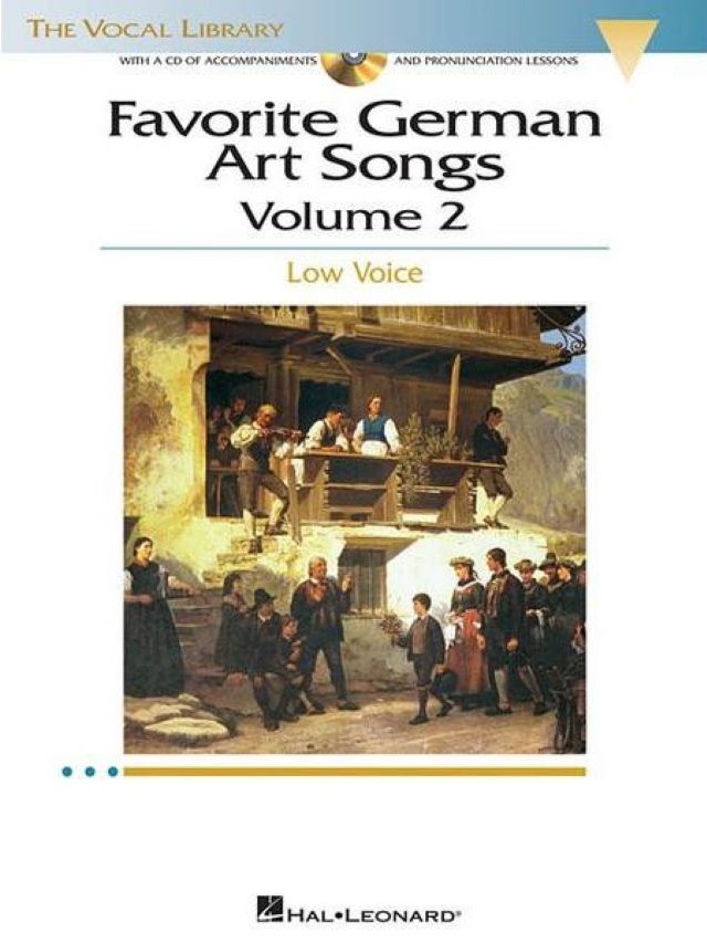 Favorite German Art Songs Volume 2 - Low Voice