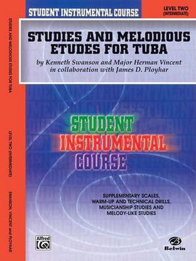 Student Instrumental Course: Studies and Melodious Etudes for Tuba Level 2 - Fred Weber and Laas Bil
