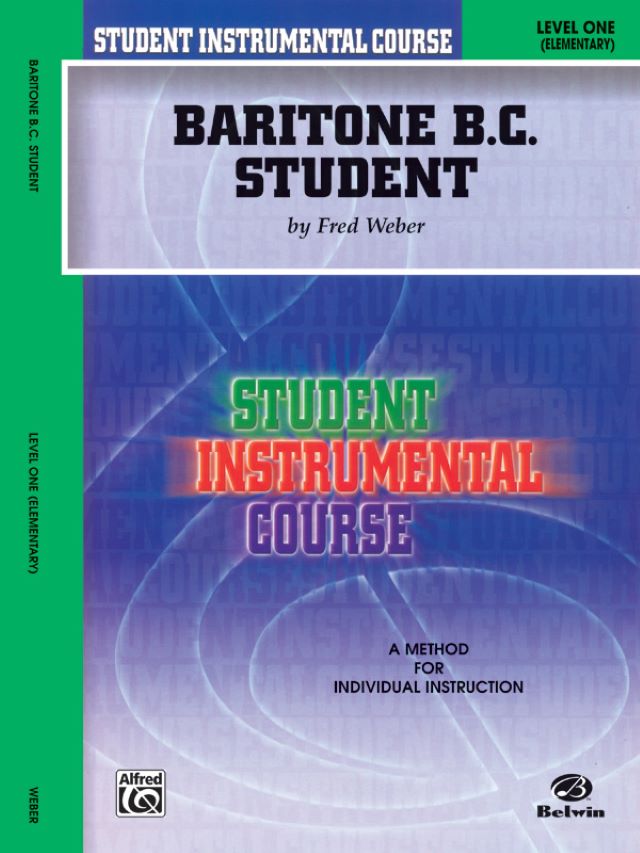 Student Instrumental Course: Baritone (B.C.) Student level 1 - Weber Fred