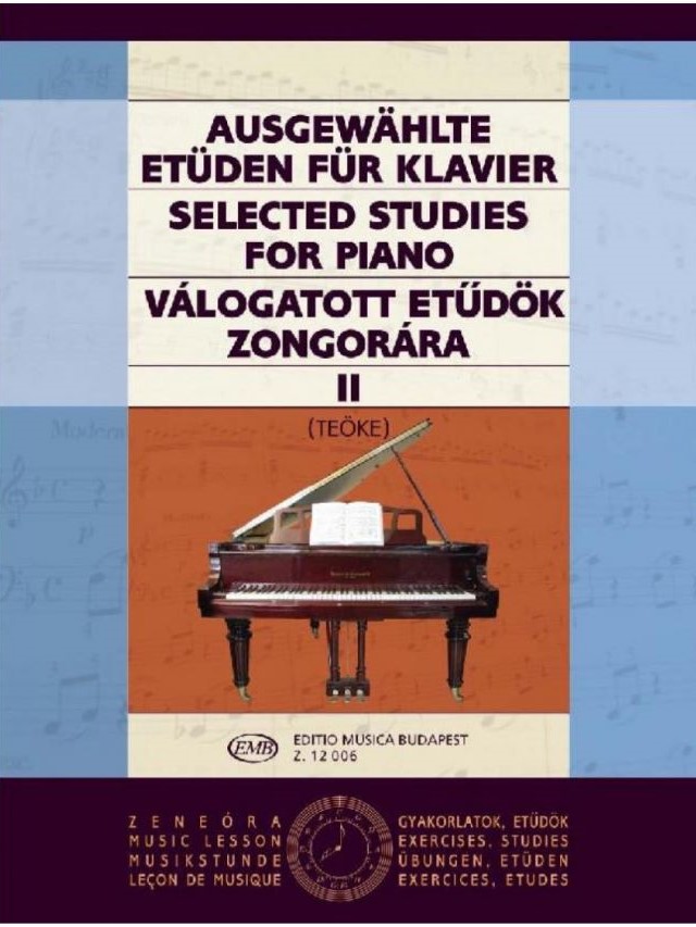 Ausgewahlte etuden fur klavier - Teoke