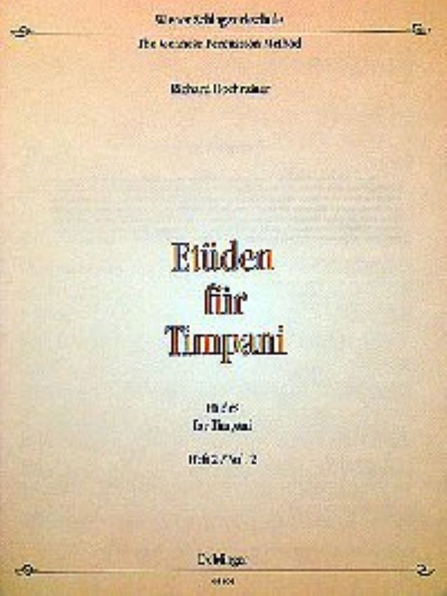 Etüden for Timpani Heft 2 - Richard Hochrainer