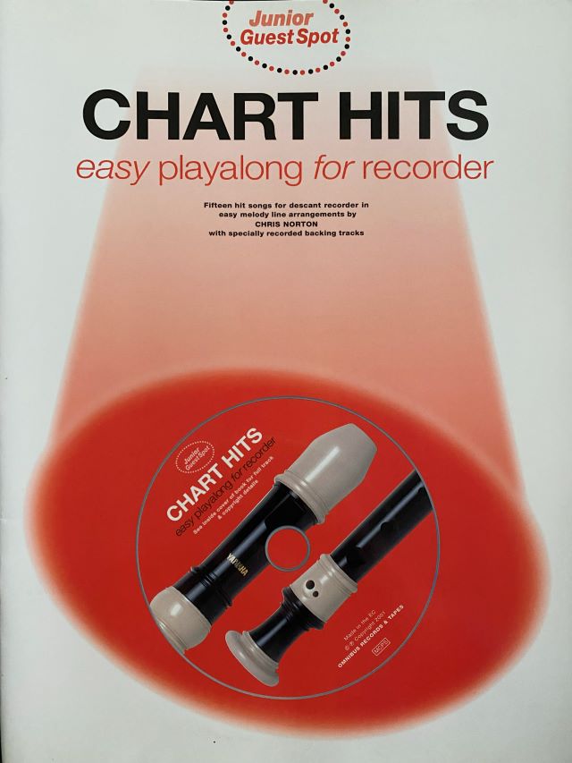 Chart Hits easy playalong voor blokfluit