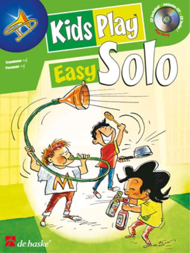 Kids play easy solo - trombone