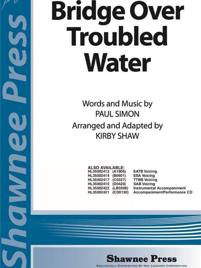 Bridge over Troubled Water - TTBB - Paul Simon - Kirby Shaw