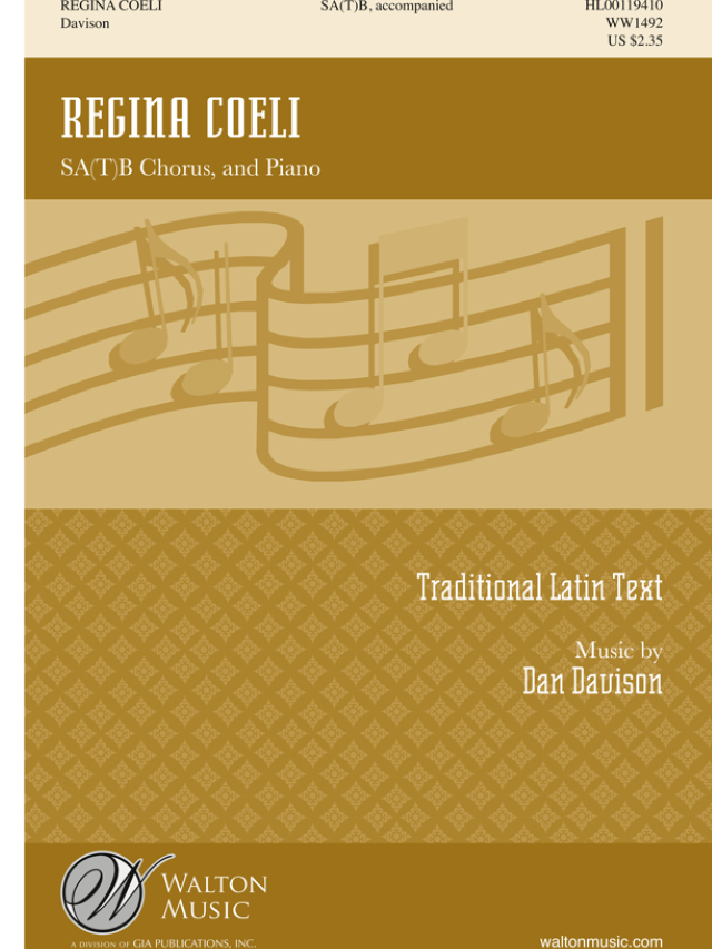 Regina Coeli- SA(T)B - Dan Davison