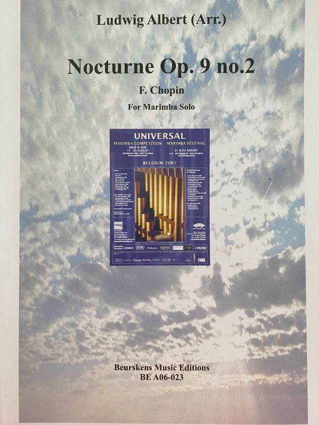 Nocturne op 9 nr 2 - Chopin for Marimba solo