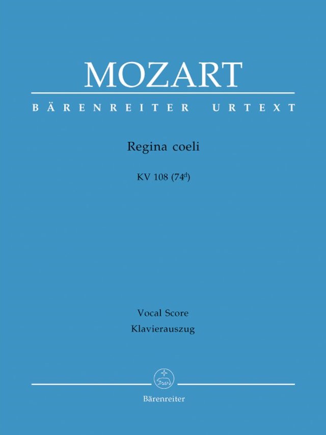 Regina Coeli KV 276 - Wolfgang Amadeus Mozart / Hellmut Federhofer, Andreas Kohs
