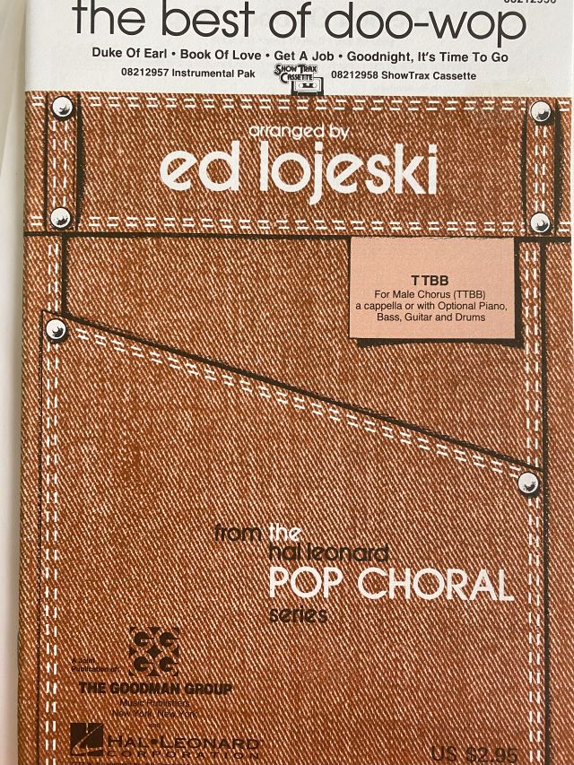 The Best Of Doo-Wop (Medley)  - TTBB - Ed Lojeski