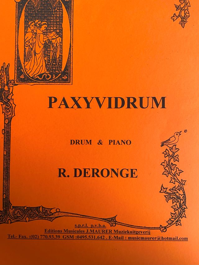 Paxyvidrum - Percussion - Roger Derongé