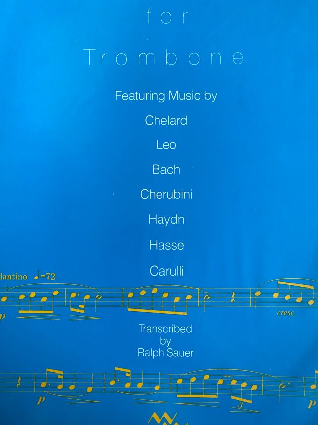 Clef Studies for Trombone - Ralph Sauer