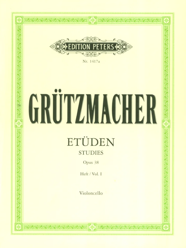 Etüden Opus 38 Vol. 1 - Friedrich Grützmacher / Klengel