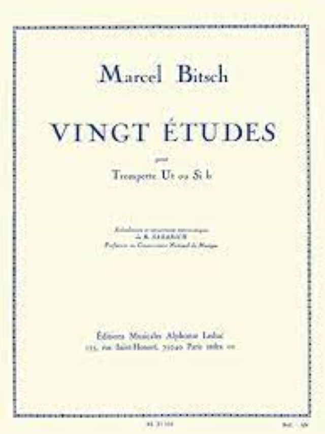 20 études - Trompette - Marcel Bitsch