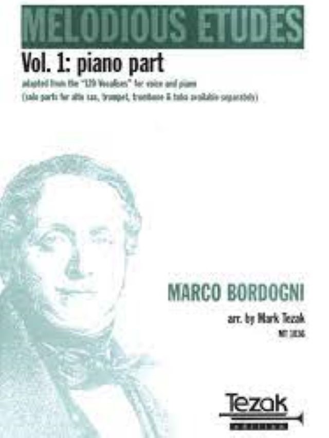 Melodious Etudes Vol. 1 for Alto-Saxophone - Marco Bordogni - Mark and ElisabethTezak