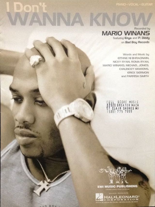 I Don't Wanna Know - Mario Winans - Enya