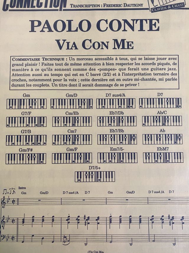 Via Con Me - Paolo Conte
