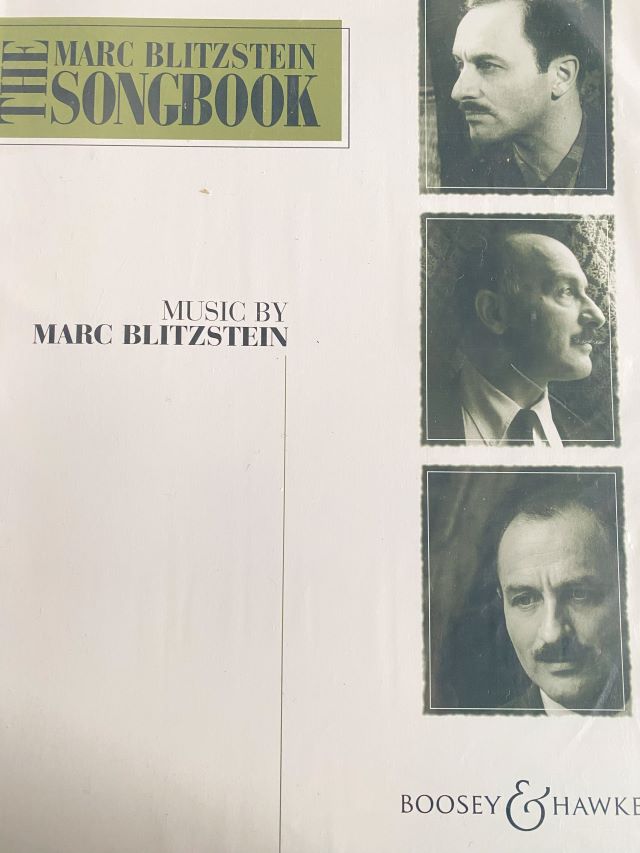 The Marc Blitzstein Songbook 1 - Marc Blitzstein