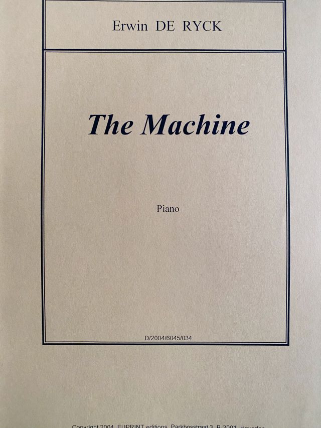 The Machine - Erwin De Ryck