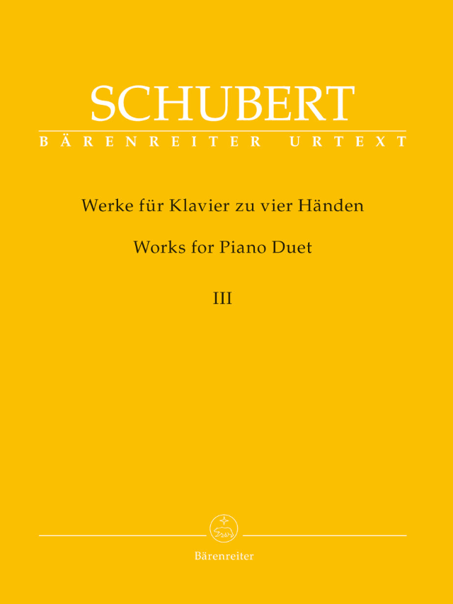 Works For Piano Duet Volume 3 - Franz Schubert - Walburga Litschauer, Werner Aderhold
