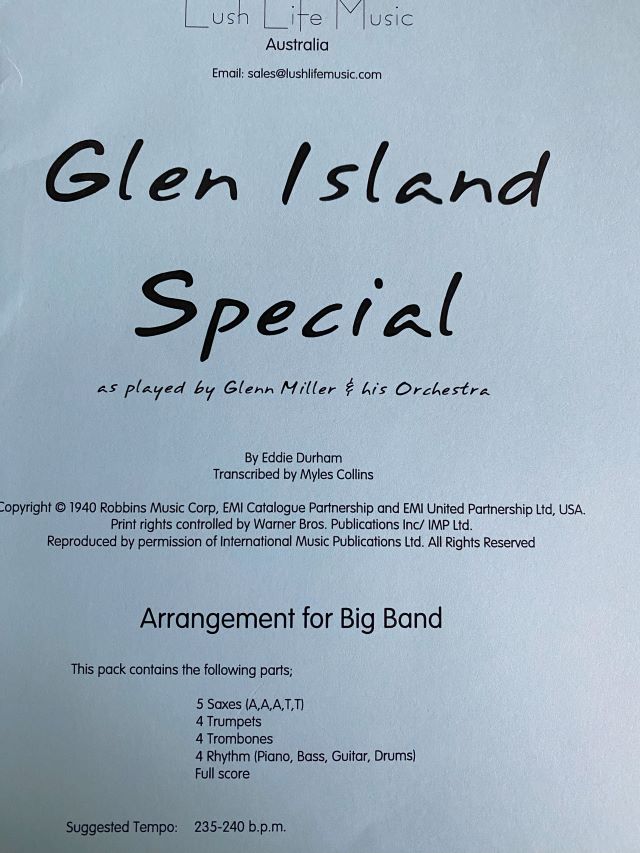 Glen Island Special - Eddie Durham - Myles Collins