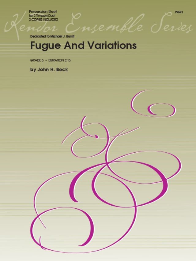 Fugue an Variations for Timpani Duet - John Beck