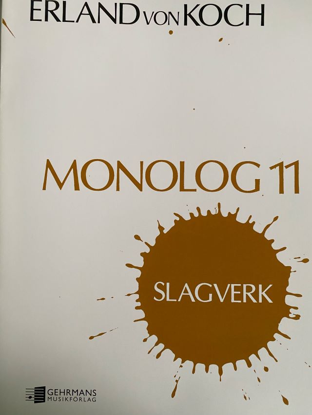 Monolog 11 - Erland Von Koch